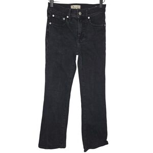 Madewell Womens Black Fade Cali Demi Boot Cut Denim Jeans Size 26